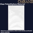 thumbnail image 3 of Reclosable Poly Bags 10x12 & (100 Bags) - 2 Mil Clear Plastic with Resealable Lock Seal Zipper | Durable Poly Baggies | Resealable Zip Top Lock For Jewelry, Storage, Packaging & Shipping, 3 of 6