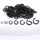 thumbnail image 1 of Collar de acero inoxidable con anillo abierto de oro y galvanoplastia para horno de vacío, pulsera, anillo de conexión negro, anillo único de retención de color de moda, 200 piezas, 1 of 1