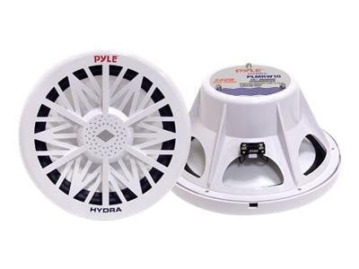 PYLE PLMRW8 - Single 8" 400 Watt White 4 Ohm Marine Subwoofer