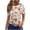 Rose Gold, variant on Maplenight Cute Summer Tops for Women Crew Neck Graphic Tee Shirts Short Sleeve Casual T-Shirt