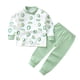 thumbnail image 5 of Conjunto de ropa interior cómoda con abertura en los hombros para niños, ropa de otoño, pantalones de otoño, ropa de casa para bebé, pijamas para niños y niñas de tamaño pequeño y mediano, 5 of 5