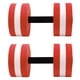 thumbnail image 3 of 2 mancuernas flotantes de espuma EVA para yoga, ejercicio, fitness, para hombres, mujeres y niños, color rojo, 3 of 14