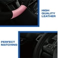 thumbnail image 3 of Skechers Air Cooled Memory Foam Steering Wheel Cover, Breathable Comfort Grip, Soft Leather, All-Season Fit for Cars, SUVs, and Trucks Pink, 3 of 8