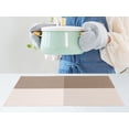 thumbnail image 5 of Unique Bargains Placemats for Kitchen Table Heat Resistant Table Placemats Light Coffee, 5 of 7