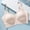 A_Beige, variant on Crisscross Thin Strap Heart Hollow Breath Pad Underwire Push Up Side Contour Daily Bra Beige XXL