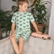 thumbnail image 4 of Fotbe Cute Crocodile Pijama Estampada de 2 Piezas para Niños – Ropa de Dormir de Manga Corta Cómoda para Niños y Niñas, Camiseta y Shorts de Algodón-Large, 4 of 6