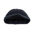 thumbnail image 5 of Mens Plush Lined Winter Beanie Sport Style Solid Striped Warm Hat Soft Outdoor Knitted Cap for Couples in Cold Weather, 5 of 5