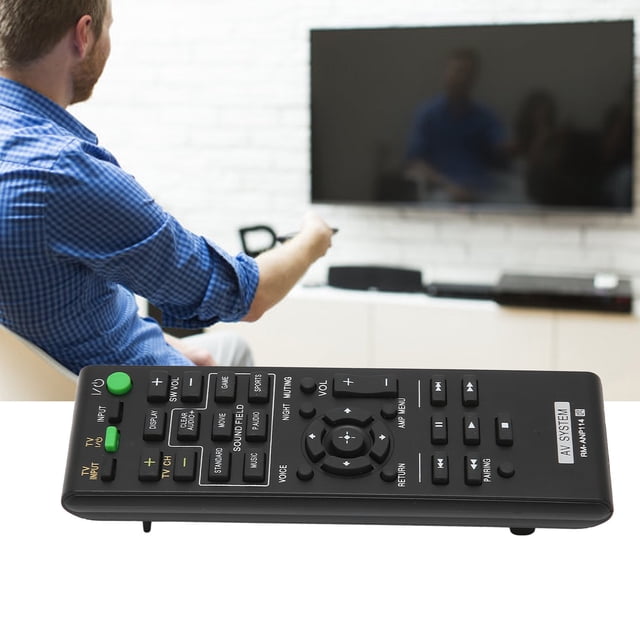 Soundbar Remote Control, Easy To Grasp Durable Remote Control ABS Sensitive Keys Batteries Powered for HT-CT380 for HTCT380 for HT-CT770