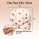 thumbnail image 5 of Gorro de ducha Kitsch Luxury, reutilizable, impermeable, para mujer, rubor, 5 of 9