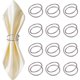 thumbnail image 1 of Anillos de servilleta dorados - 12 piezas Anillos de servilleta en espiral de metal (espiral) Porta servilletas Hebillas para cenas familiares, bodas, fiestas, decoraciones de mesa, 1 of 6