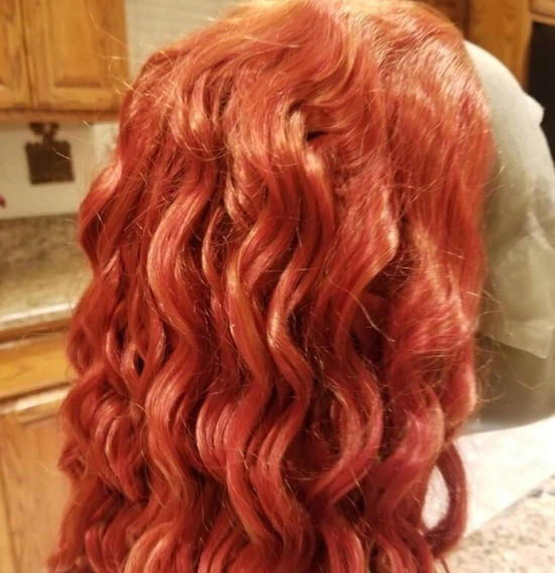 Copper Auburn Lace Front Wig Human Hair Blend