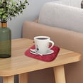 thumbnail image 4 of pstuiky Thickened Square Placemat Cloth Coated Insulation Mat Heat Resistant Pot Mat & Cup Mat Spill-Absorbing Towel Cloth Material for Dining Table & Kitchen Countertop, 4 of 4