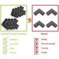 thumbnail image 4 of [10 paquetes] Protectores de esquinas de seguridad para niños, protectores de esquinas de espuma suave para bebés en ángulo recto sin olor para bebés y niños (negro), 4 of 5
