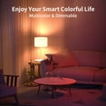 thumbnail image 4 of DAYBETTER Smart Light Bulb,A19 E26 9Watts 800LM Multicolor, Wi-Fi Color Changing Led Bulbs Compatible 2.4GHz Only, 4 Pack, 4 of 7