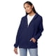 thumbnail image 4 of Sudadera con capucha Hanes Full-Zip Eco-Smart para hombre Azul Marino XXL, 4 of 7