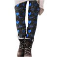 thumbnail image 6 of Feancey Limited Time Sales of The Day High Waist Leggings for Women Valentines Day Heart Print Yoga Pants Seamless Scrunch Butt Lifting Tights Soft Stretchy Tummy Control Skinny Pant Blue XXL, 6 of 8