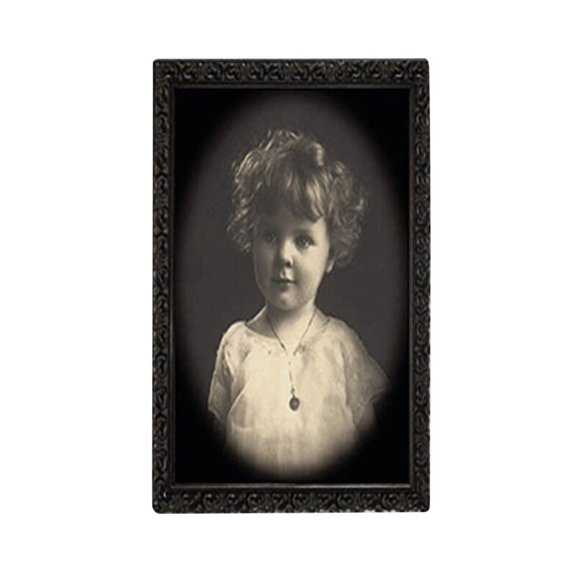 Binwennn French Hens Ornament Picture Frame Lenticular 3D Changing Face Scary