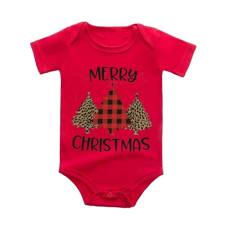

iaksohdu Baby Romper Long Sleeves Round Collar Elk Printing Infant Newborn First Christmas Romper Festival Jumpsuit for Wedding