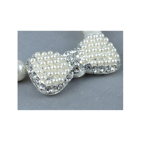 Elegant Ribbon Bow Design Pearl Studded Ring JLTR0479 main image 1