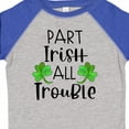 thumbnail image 4 of Inktastic Part Irish All Trouble St. Patrick's Day with Green Clovers Boys or Girls Toddler T-Shirt, 4 of 5