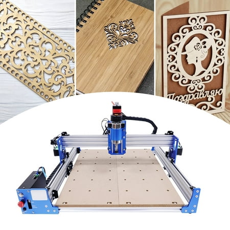 3 Axis CNC 4040 Router Wood Engraver PCB Carving Machine 2 Phase Stepper Motor, 100W 110V