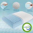thumbnail image 4 of Almohadas DUMOS de espuma viscoelástica con gel refrescante, pack de 2, tamaño Queen, 4 of 7