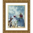thumbnail image 1 of Phillips, Anita 19x24 Gold Ornate Wood Framed with Double Matting Museum Art Print Titled - Let It Snow, 1 of 4