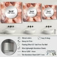 thumbnail image 4 of Designart "Compact Concepts Abstract Aquarelle III" Abstract Shapes Square Mirror For Wall Decor - Large Pink Square Mirror Printed Wall Decor - Transitional Square Living Room Mirror, 4 of 5