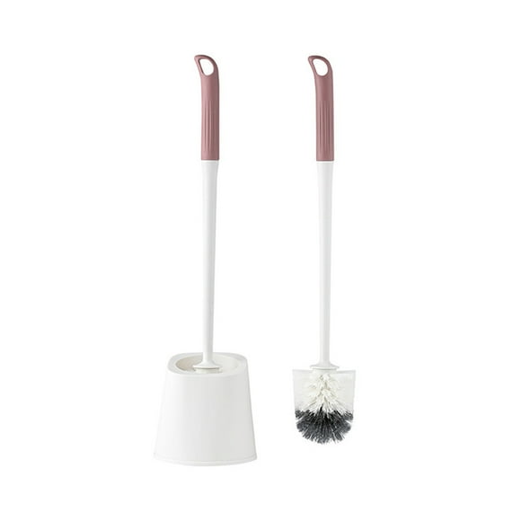 Brosse de Toilette Morte pour la Maison Cheveux Doux Tête Ronde Brosse de Toilette Peut Tre Suspendue Long Manche avec Base Brosse de Nettoyage de Salle de Bain