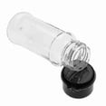 thumbnail image 4 of Paquete de 20 recipientes de plástico para especias, frascos transparentes con tapas dosificadoras y etiquetas, botellas de plástico vacías para especias., 4 of 5