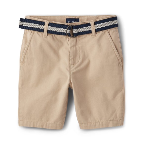 Pantalones cortos The Children's Place Stretch Chino Toast para niños de 8 años