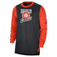 thumbnail image 2 of Men's Nike Black Detroit Pistons 2024/25 City Edition Authentic Pregame Performance Long Sleeve Shooting T-Shirt, 2 of 4