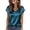 Green, variant on Women Satin Blouse Silk Dressy Casual Tops Summer Short Cap Sleeve V Neck Shirts Business Work Satin Tunic Tops