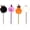 Mixed, variant on Jiibva 4 Pcs Halloween Pens Pumpkin Ghost Bat Witch Legs Pens Plush Pompom Ballpoint Pen Novelty Writing Pens for Office Party Favors