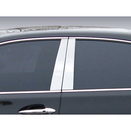Stainless Steel Pillar Trim 4Pc Fits 2007-2017 Lexus LS460 PP27100 QAA