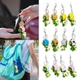 thumbnail image 2 of YongCo Helmet Sea Turtle Keychain Cute Animal Plush Keys Chain Attractive Phone Schoolbag Charm Car Pendant for Children Gift, 2 of 19
