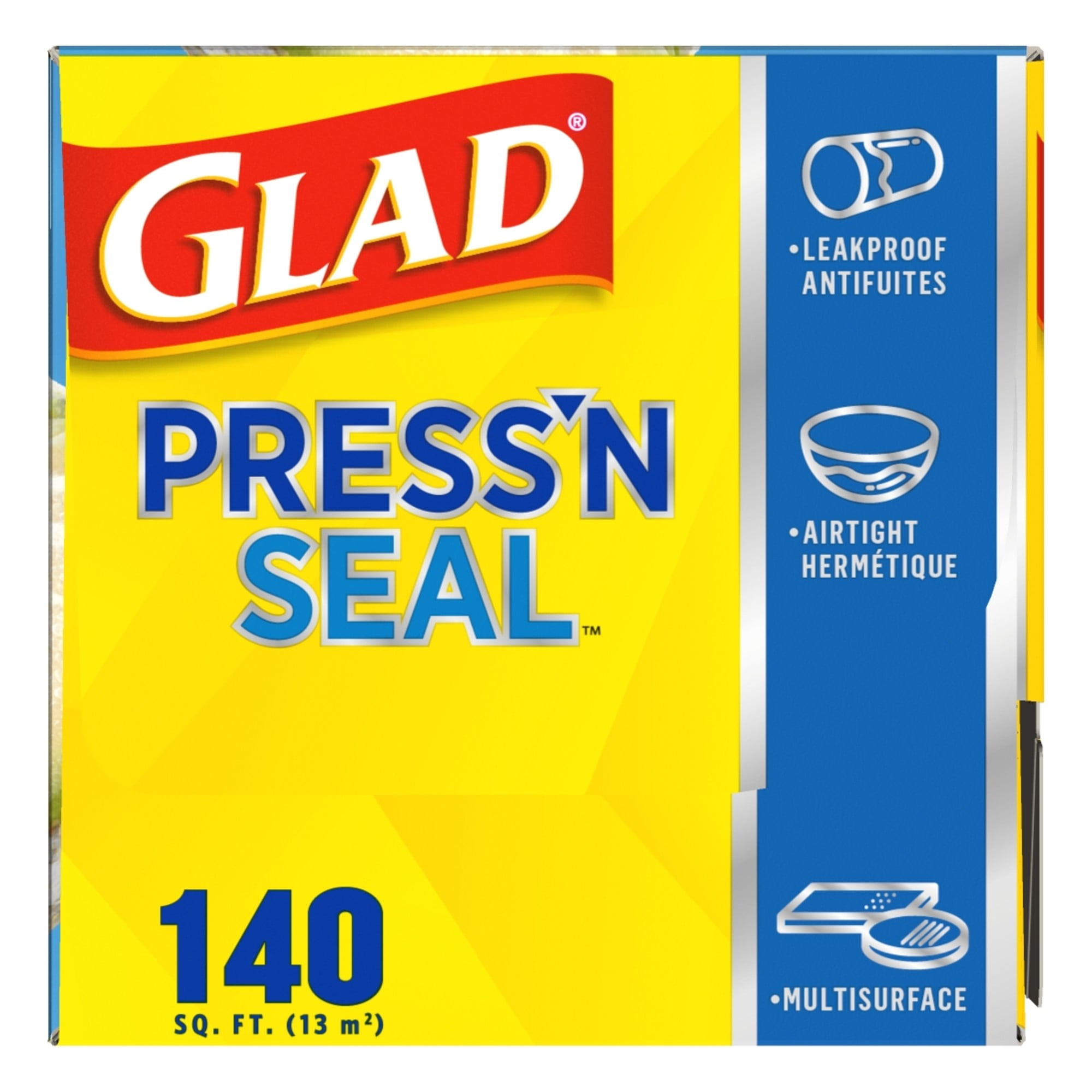 Glad Press N Seal Plastic Food Wrap 140 Square Feet Walmart Com Walmart Com Glad Press N Seal Plastic Food Wrap 140 Square Feet Walmart Com Walmart Com