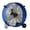 Green, variant on Fanqiebros 24" High Velocity Industrial Drum Fan, 8800 CFM Heavy Duty Metal Floor Fan with 3 Speeds & Adjustable Tilt, Wheels for Warehouse, Garage, Workshop - UL Listed