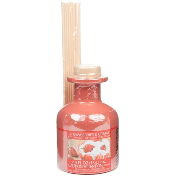 ScentSationals Reed Diffuser - Strawberries & Cream, 4.5 fl oz (133.1 mL)