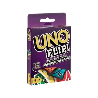 Mattel Uno Flip Bold Double Sided Card 2 Games in One for 2-10 Players Ages  7+