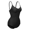 thumbnail image 4 of Bodysuit Tummy Control Thong Shapewear Backless Body Shaper Deep V-Neck Shaper, 4 of 8