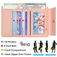 thumbnail image 3 of Badiya Small Wallet for Women with Zipper Coin Pocket RFID Blocking Credit Card Holder, 3 of 6