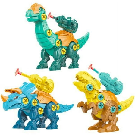 DIY Dinosaur Model Toy Set Building Blocks Combination Educational Toys 7 Years Old Children Kids