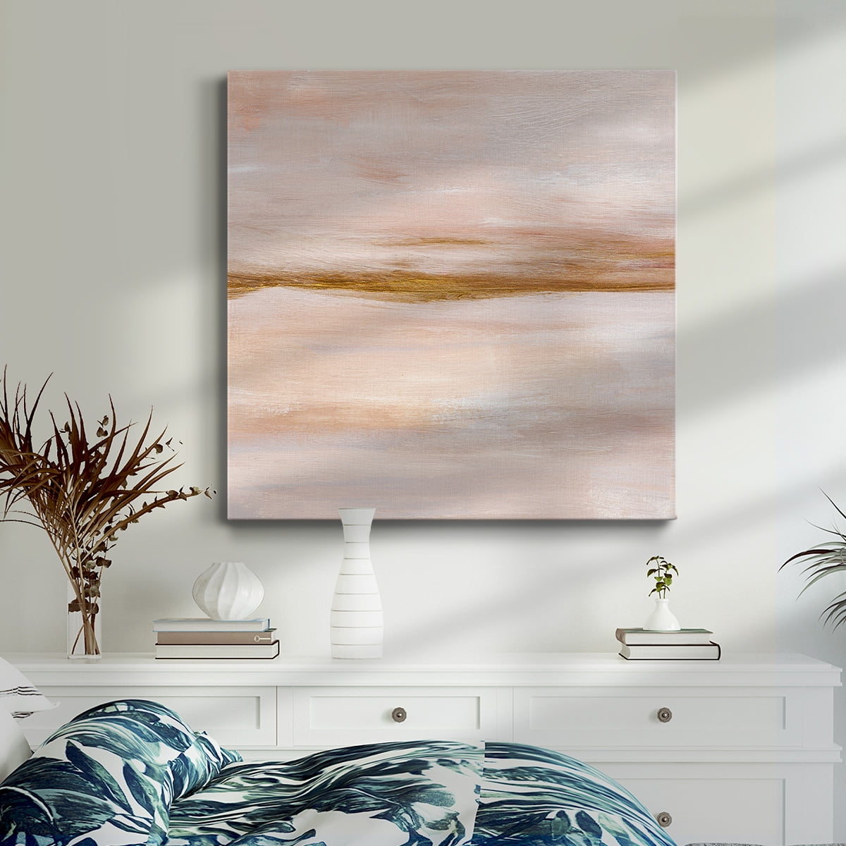 Wexford Home Golden Horizon I-Premium Gallery Wrapped Canvas, 32" x 32" - Ready to Hang