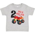 thumbnail image 3 of Inktastic Monster Truck How I Roll 2nd Birthday Boys Toddler T-Shirt, 3 of 5
