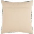 thumbnail image 3 of Surya Ethan EHN-003 18"Hx18"W Square Cotton Pillow Cover in Light Beige/Charcoal, 3 of 5