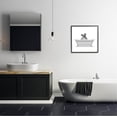 thumbnail image 2 of Stupell Industries English Bulldog Dog Bath Tub Graphic Art Black Framed Art Print Wall Art, Design by Annalisa Latella, 2 of 8