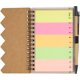 thumbnail image 4 of Cuaderno espiral Juvale Mini Kraft con bolígrafo y notas adhesivas compatible con bolsillo o monedero (100 hojas, 4,25x5,5 pulgadas, paquete de 6) Afortunado Sencillez, 4 of 5