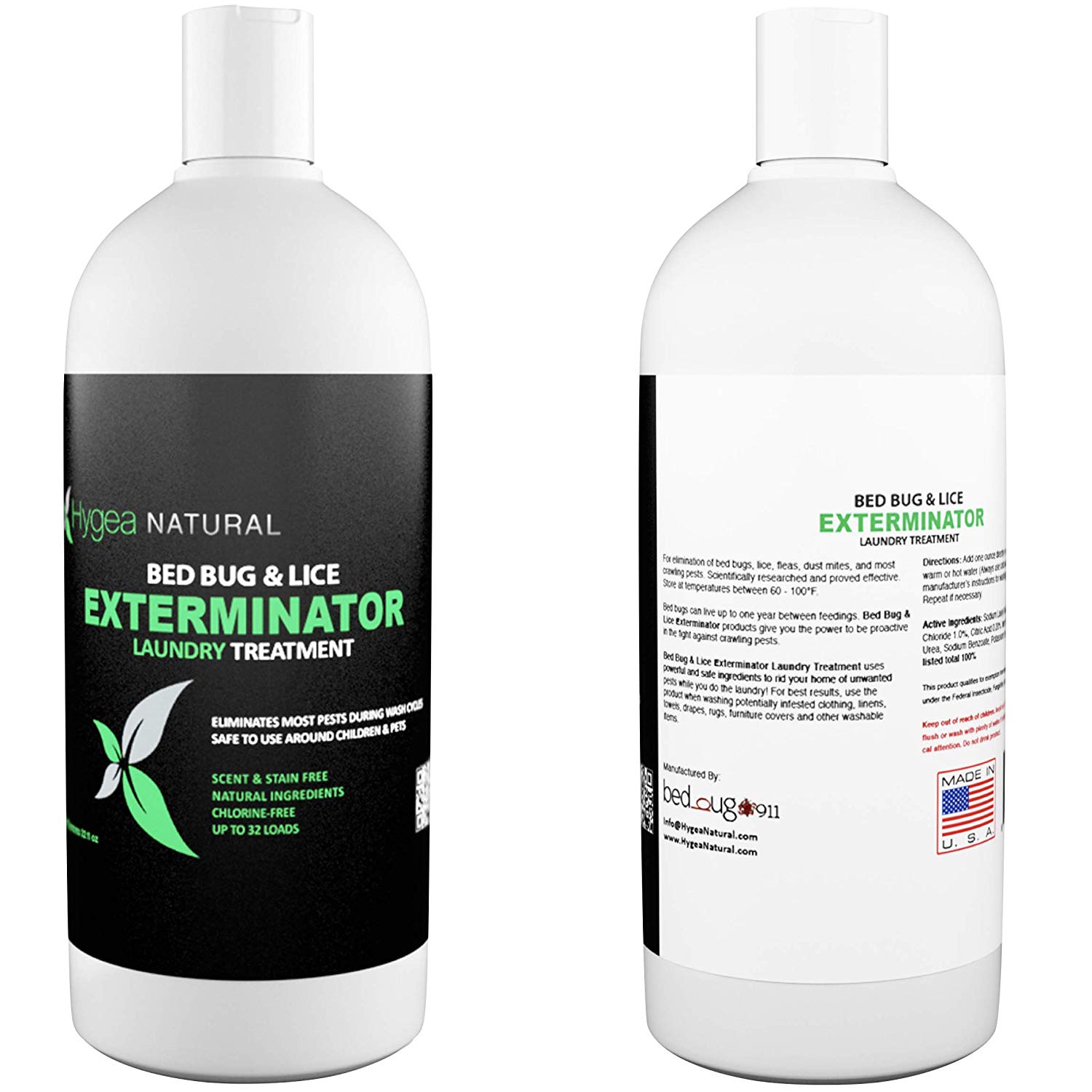 Bed Bug Dust Mite Treatment Laundry Detergent All Natural Proven 32 Oz Walmart Com Walmart Com