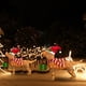 thumbnail image 5 of Adornos De Figuras De Perros Perros brillantes de invierno con adornos de sombrero de Navidad Adornos LED para fiestas al aire libre (G), 5 of 8